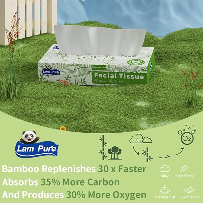 tissues 80 Tissues per Box,3-Ply tissue paper facial tissue 12 boxes of bulk facial tissues Applicable to Dining room bedroom
