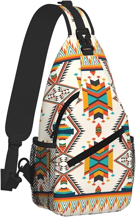 Cross Chest Bag Diagonally for Men Shoulder Bag for Travel Hiking Trendy Sling Bag with Adjustable Shoulder Strap