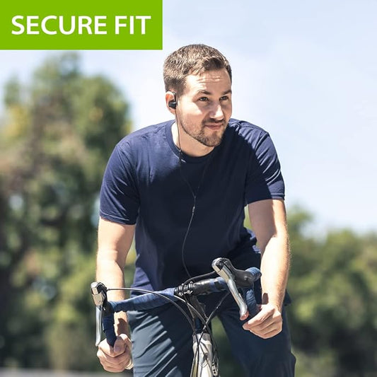 Avantree C171 - USB-C Wired Earbuds with Microphone & Volume Controls, Compatible with New iPhone 15 & 16, Samsung, Google & Android Type C Phones Headphones with Ear Hook for Running & Sports