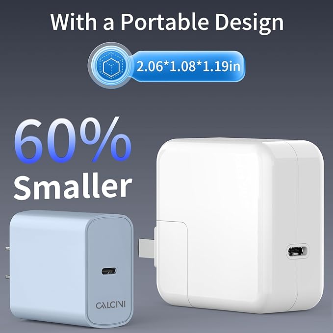 1 Pack 65W USB C Charger - Fast Type C Charger for Laptop, Phone, Tablet & More