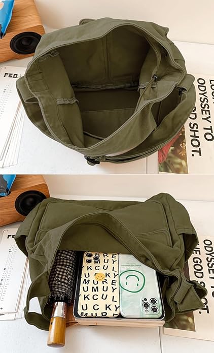 Collsants Messenger Bag Hobo Crossbody Bags for Women Canvas Bag Crossbody Tote Bag Shoulder Bag