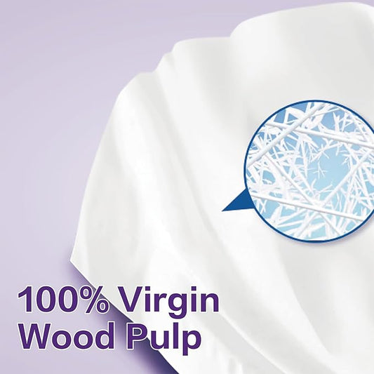 3-Ply Ultra Care Facial Tissues – 130 Soft & Strong Sheets per Box, 8 Flat Boxes – Hypoallergenic, Gentle for Sensitive Skin, Ideal for Home, Office, and Everyday Use