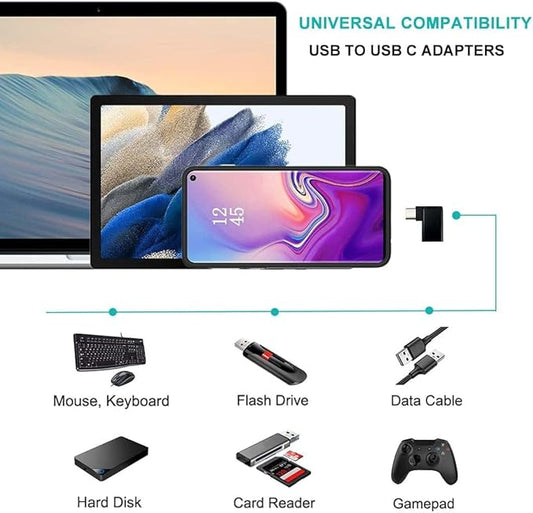 USB C to USB Adapter,USBC to USB A 3.0 OTG Adapter, Type C Thunderbolt Converter USB-C Port Adaptor Connector for Apple MacBook Pro Air Mac, Surface Pro, iPad,Samsung Chromebook, Dell Laptop Computer