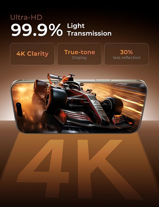 MAGIC JOHN 3rd Gen Upgraded for iPhone Air Screen Protector 6.5 Inch,HD Clear,Shatterproof Tempered Film,Auto Dust-Elimination,Bubble Free,Easy Installation,2 Pack