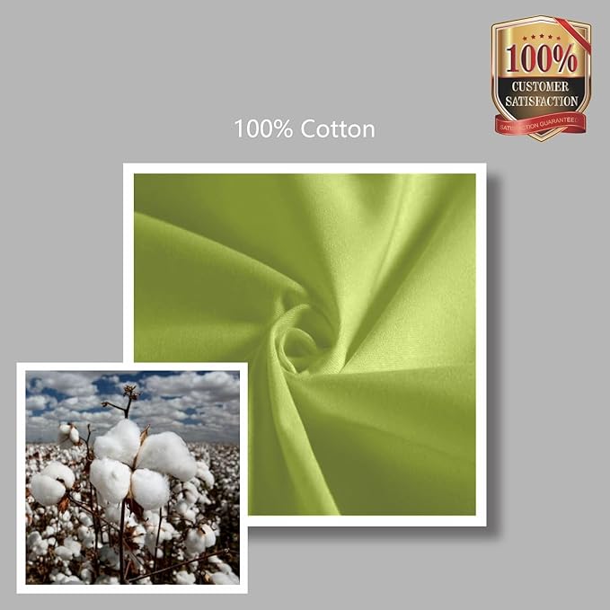 TOPDesign 1-Pack Canvas Tote Bag with an External Pocket, Reusable Grocery Shopping Bag, Top Zipper Closure, Daily Essentials (Light Green)