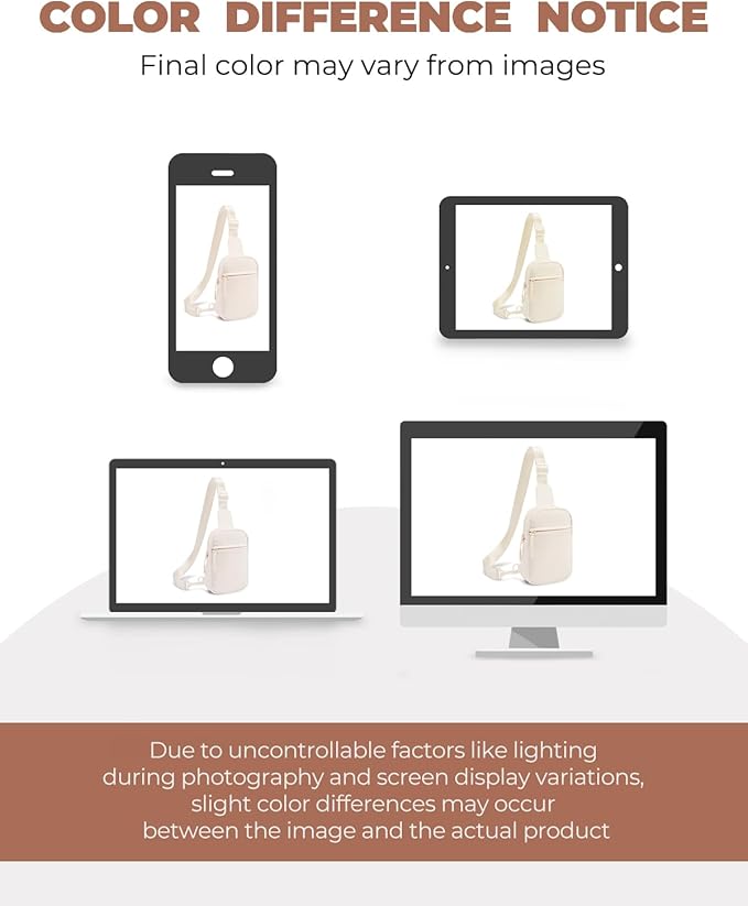 CHOLISS Small Sling Bag for Women and Men, Crossbody Bags Trendy Fanny Packs Chest Bag with Extended Strap