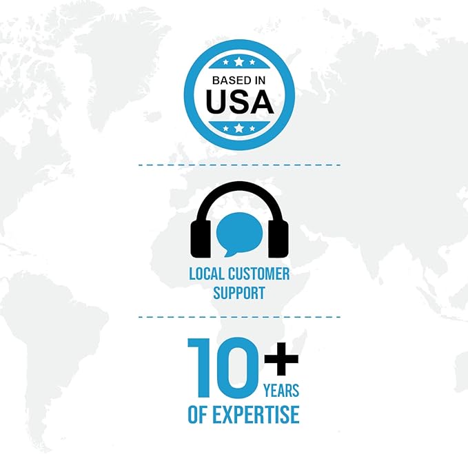 Ceptics Universal Travel Adapter Plug World Power W/ 4 USB Ports - Charge Cell Phones, Smart Watches, iPhones - For International Europe, China, UK, UAE, Australia - Type A, C, G, I