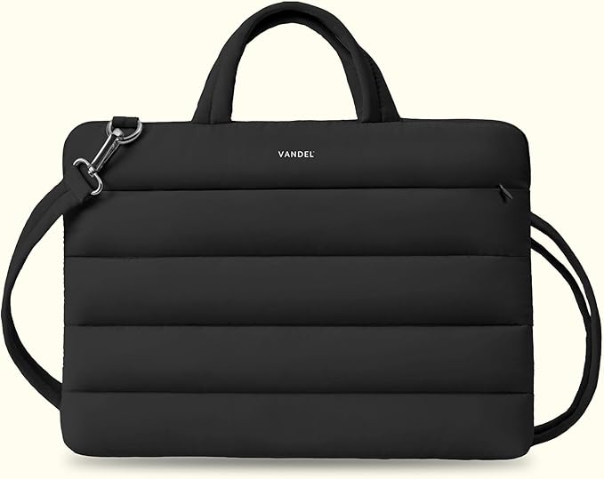 Vandel 15-16 inch Laptop Carrying Case Sleeve with Strap, Shoulder Bag with Handle, 16 in Laptop Bag for Women, MacBook Air 15 Inch Carrying Case, MacBook Pro 16, 15.6 in HP, Dell Lap top Messenger