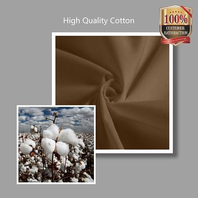 TOPDesign 3-Pack Super Strong Large 12oz Cotton Canvas Tote Bags, Reusable Grocery Shopping Cloth Bags, Fashionable Two-Tone Totes for Crafts, DIY Your Creative Designs