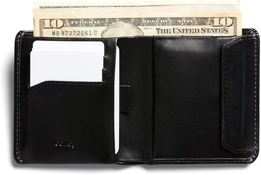 Bellroy Coin Wallet (Slim Coin Wallet, Bifold Leather Design, Holds 4-8 Cards, Magnetic Closure Coin Pouch)