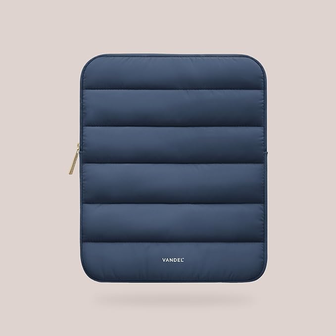 Vandel - The Original Puffy iPad Sleeve 9-11 Inch Tablet Sleeve, Navy i Pad Case for Women and Men, Cute iPad Air Pouch, 9 10 Inch, 11 Inch Bag