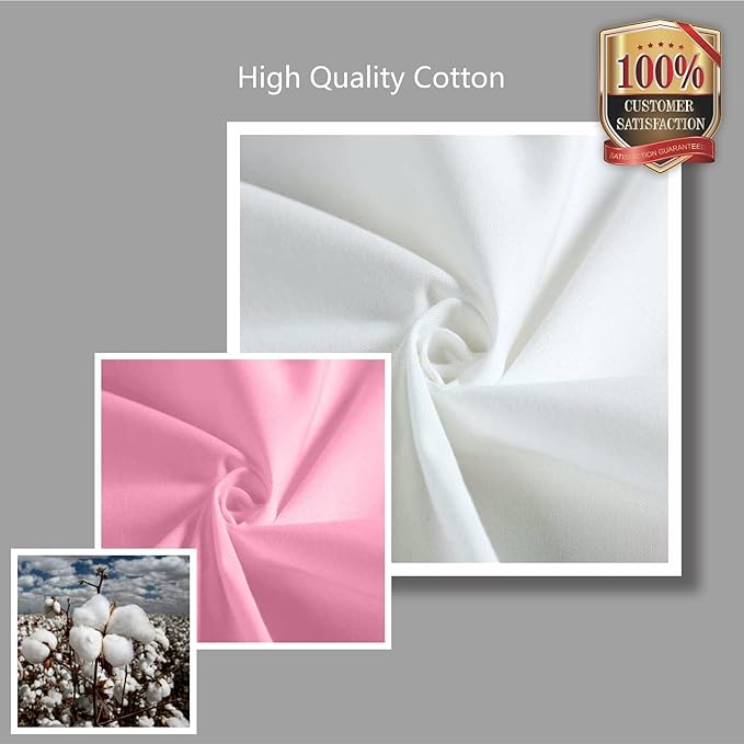 TOPDesign 3-Pack Super Strong Large 12oz Cotton Canvas Tote Bags, Reusable Grocery Shopping Cloth Bags, Fashionable Two-Tone Totes for Crafts, DIY Your Creative Designs