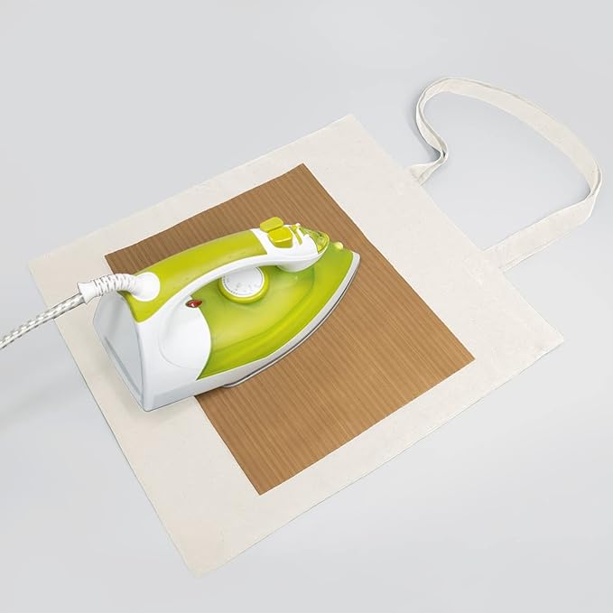 NPBAG 200 Pack 15'' X 16'' Natural Cotton Tote Bags, Lightweight Blank Bulk Cloth bags with 1pc of PTFE Teflon Sheet