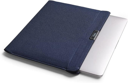 Bellroy Laptop Sleeve (Fits 14 Inch Laptop or MacBook, Slim Protective Case with Magnetic Closure) - Navy