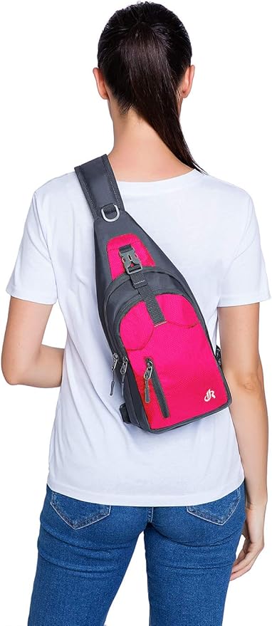 Y&R Direct 14 Colors Lightweight Sling Backpack Sling Bag Travel Hiking Small Backpack for Women Men Gifts