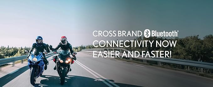 Cardo Spirit HD Motorcycle Bluetooth Communication Headset, Connect Up to 2 Riders, FM Radio - Dual Pack