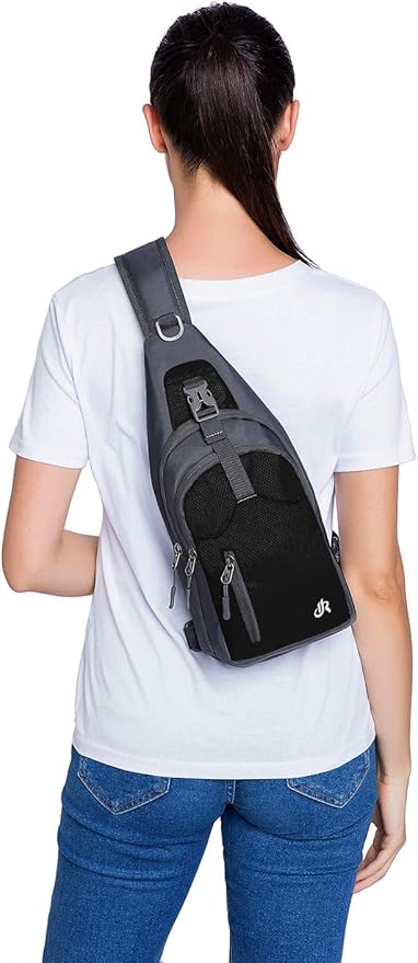 Y&R Direct 14 Colors Lightweight Sling Backpack Sling Bag Travel Hiking Small Backpack for Women Men Gifts