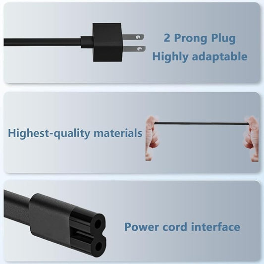 65W 1706 Surface Pro Charger Compatible with Microsoft Surface Pro 9 8 7+ 7 6 5 4 3 X Surface Laptop 5 4 3 2 1 Fit Model 1950 1943 1876 1800 1958 1866 1873 1724 1963 1796 1769 Laptop Adapter Power