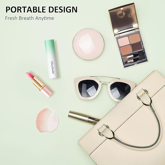 Breath Spray, Mouth Spray Breath Fresheners, Sugar-Free, Bad Breath for Adults, Mint, Peach, and Lemon Flavors, 3 Bottles (1 of Each Flavor)