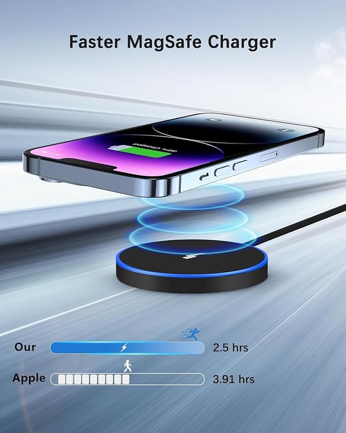 Magnetic Wireless Charger Fast Apple Mag-Safe Charger