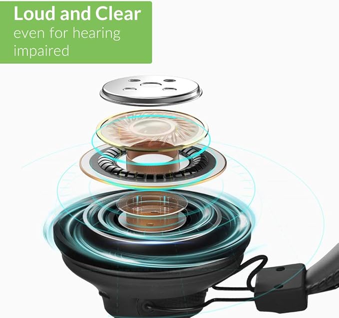 Avantree HT41899 - Dual Bluetooth Wireless Headphones for TV Watching, Compatible with TVs (Optical/AUX), 40Hrs Playtime, Individual Volume Control, Includes Transmitter & Stand