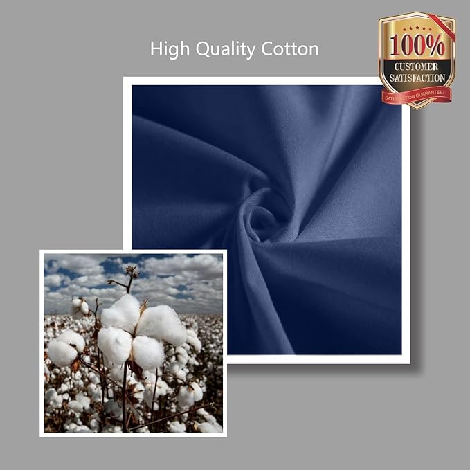 TOPDesign 3-Pack Super Strong Large 12oz Cotton Canvas Tote Bags, Reusable Grocery Shopping Cloth Bags, Fashionable Two-Tone Totes for Crafts, DIY Your Creative Designs