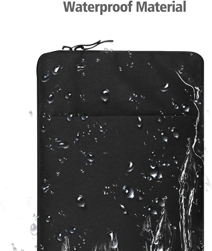 UPERFECT 18.5-inch Portable Monitor Case Polyester Laptop Sleeve Protective Case Vertical Style with Pocket Zipper for 18.5-inch Monitor Laptop Pad Tablet