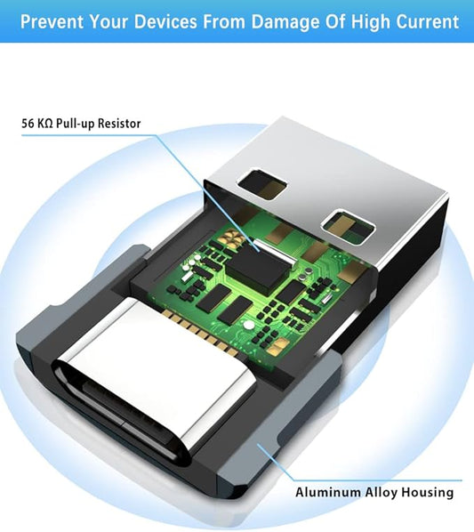Elebase Samgsung S25 USB to USBC Adapter with Type C OTG Adaptor 4P,USBA Male to C Female Converter for Galaxy S24 S23 Plus Ultra FE,Z Fold Flip 7 6,Galaxy Tab S10 S9,Google Pixel 9 8,AirPods 4