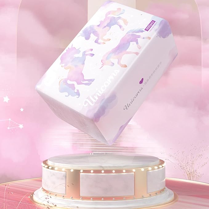 Pack of 10, Soft Small Facial Tissue, Toilet Paper, Disposable Napkin, Bag Cover NOT Box, White Facial Paper, Material Native Wood Pulp Fiber NOT COTTON, 4-Ply