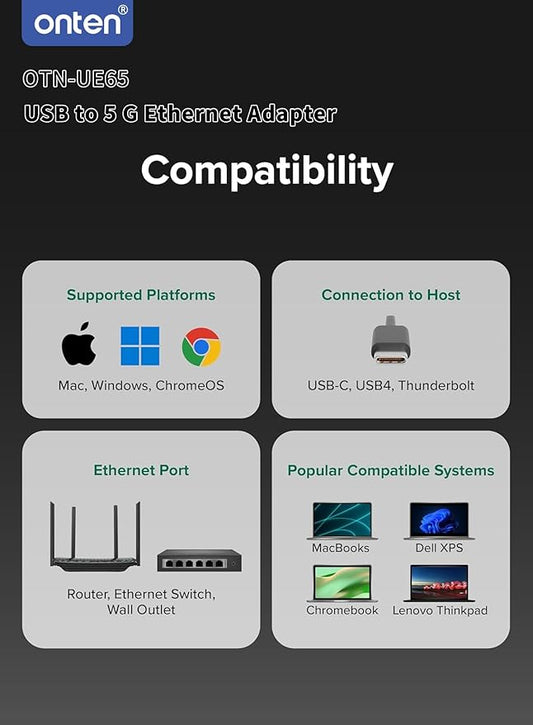 USB-C to Ethernet Adapter - 5Gbps High-Speed,Type-C to RJ45 Ethernet LAN Network Adapter Thunderbolt 4/3 Compatible, for iPhone 15 Pro/Max, MacBook Pro/Air 2023, iPad Pro,iMac and More(5G