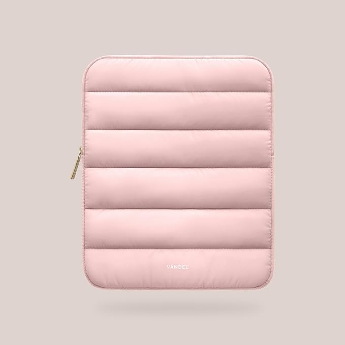 Vandel - The Original Puffy iPad Sleeve 9-11 Inch Tablet Sleeve, Pink i Pad Case for Women and Men, Cute iPad Air Pouch, 9 10 Inch, 11 Inch Bag