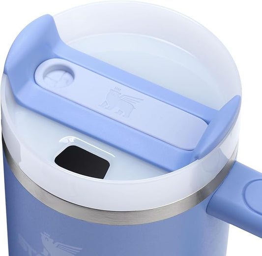 Stanley Quencher H2.0 Tumbler with Handle and Straw 30 oz | Flowstate 3-Position Lid | Cup Holder Compatible for Travel | Insulated Stainless Steel Cup | BPA-Free | Hydrangea