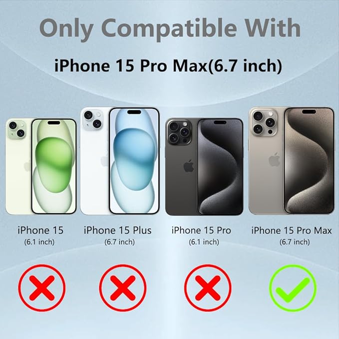 KANGHAR Case Compatible with Phone 15 Pro Max,Black Leopard Design Compatible with MagSafe,Tire Texture Non-Slip +Shockproof Rugged TPU Protective Magnetic Case for Phone 15 Pro Max 6.7 Inch