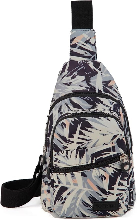 EVANCARY Small Sling Bag for Women Men, Sling Backpack Chest Daypack Crossbody Bag for Travel Outdoor Hiking