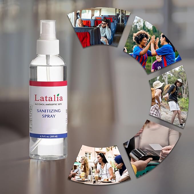 Hand Sanitizer Spray - Pack of 96 Unscented Spray Hand Sanitizer for Hands (6.67 fl. oz)