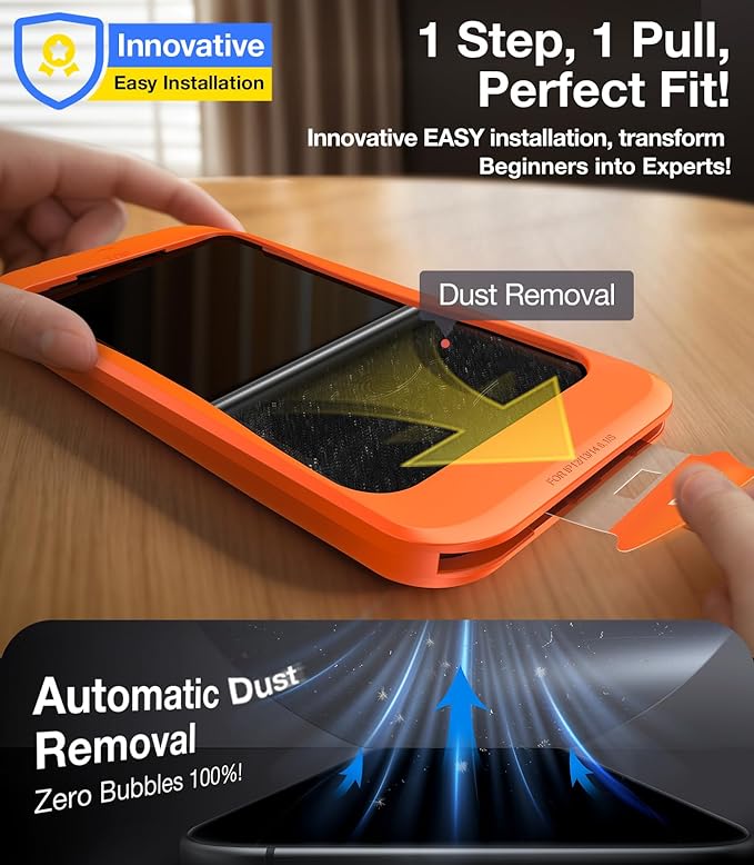 UltraGlass Unbreak Top 9H+ Glass for iPhone 15 Screen Protector (12FT Military Grade Shatterproof & Longest Durable) Screen Protector iPhone 15 Tempered Glass, Full Coverage, 2 Pack