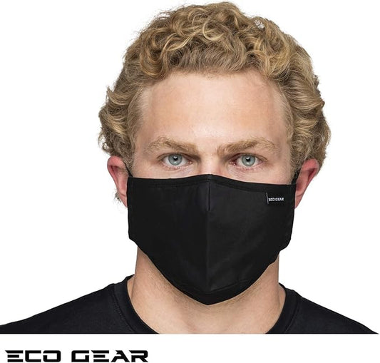 Anti Pollution Face Mask Particulate Respirator| Mask for Dust, Exhaust Gas, Smoke, Smog, Pollen and Fumes | Unisex Military Grade Washable Mouth Mask