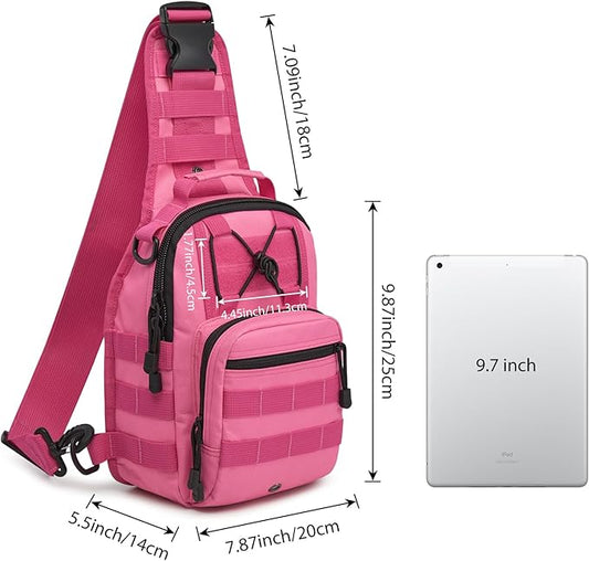 G4Free Outdoor Tactical Bag Backpack, Military Sport Bag Pack Sling Shoulder Backpack Tactical Bag for Every Day Carry