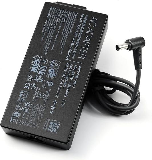 150W Charger Fit for Asus Tuf F15 F17 A15 A17, ADP-150CH B AC Adapter Power Cord