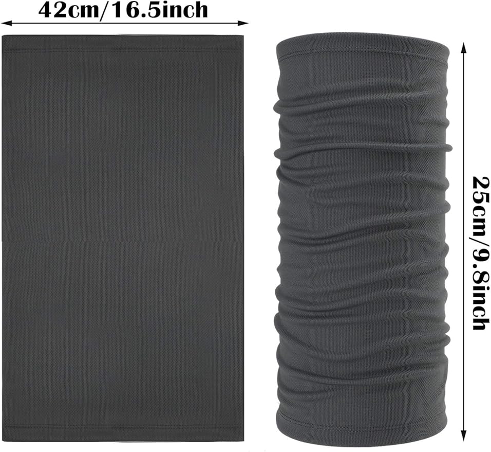 Geyoga Winter Face Mask for Men UV Protection Mask Sunscreen Breathable Windproof Neck Gaiters Scarf Fishing Cycling Running