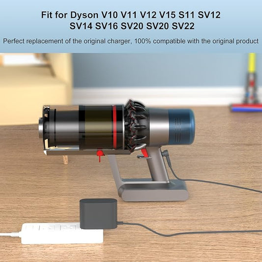 30.45V Vacuum Charger for Dyson V10 V11 V12 V15 SV12 SV14 SV16 SV20 SV22 Absolute Animal Motorhead Cordless Cleaner Adapter Power Supply