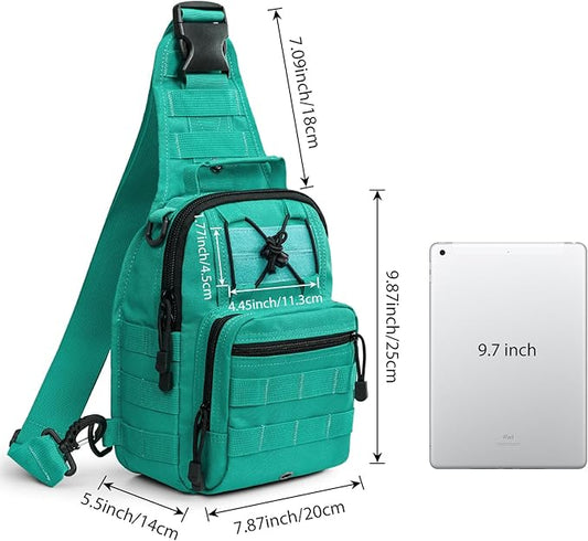 G4Free Outdoor Tactical Bag Backpack, Military Sport Bag Pack Sling Shoulder Backpack Tactical Bag for Every Day Carry