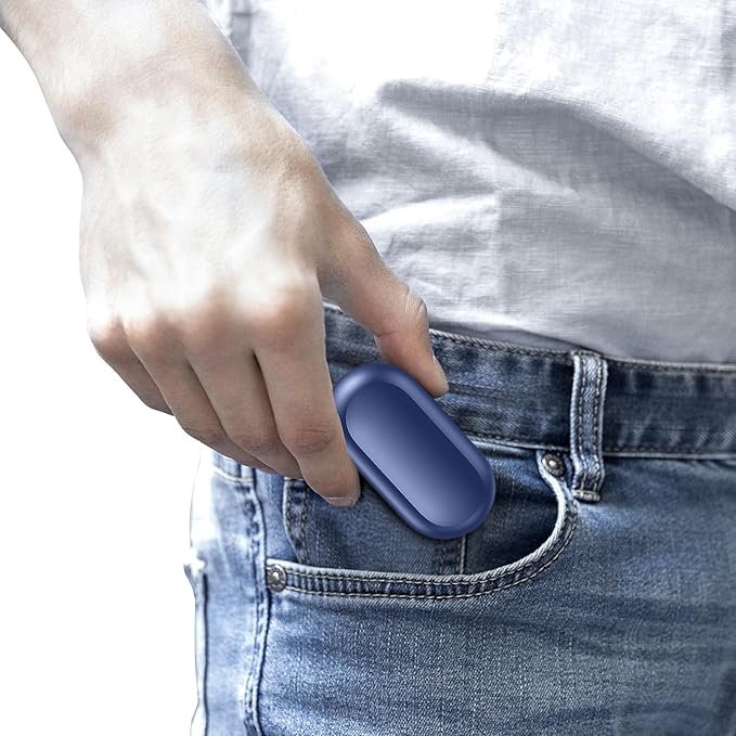 kurdene Wireless Earbuds Bluetooth 5.3 in Ear Buds Light Weight Headphones,Deep Bass Sound,Built in Mics Headset,Clear Calls Earphones for Sports Workout Blue