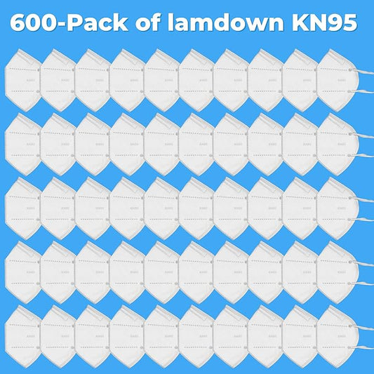 KN95 Face Masks, Premium 5-Layer Disposable Dust Mask Respirator for Adults