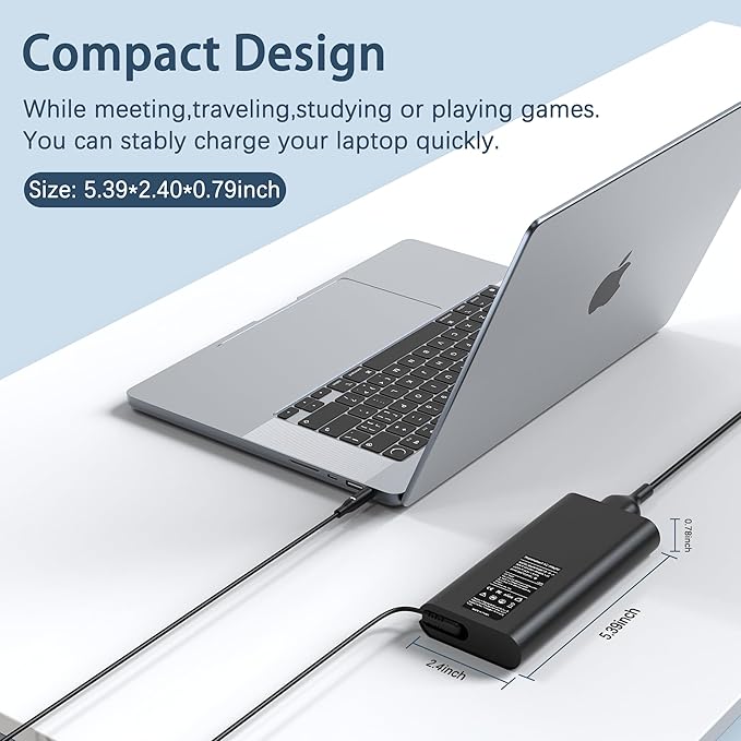 130W 4.5mm AC Laptop Charger Compatible with Dell XPS 15 7590 9530 9550 9560 9570 Precision M3800 M2800 5510 5520 5530 5540 Inspiron 7347 7348 7459 Power Supply Cord