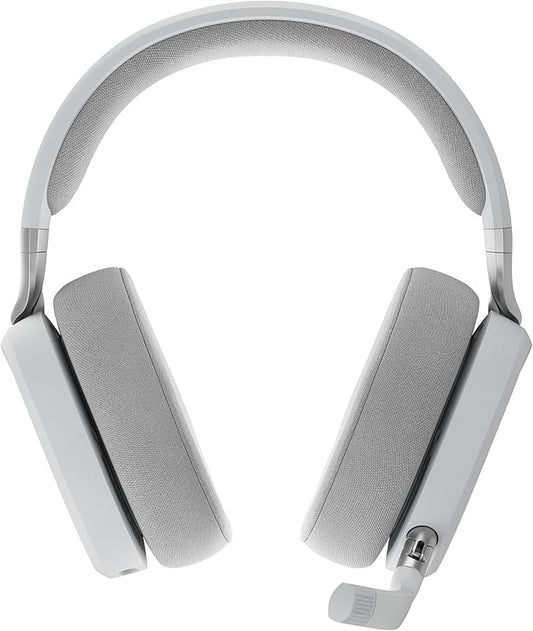 Fractal Design Scape Light - Wireless PC Gaming Headset - Detachable Flip-to-Mute Microphone with Noise Cancellation - Battery Life Up to 40 Hours - Configurable Ambient Lighting - Gray