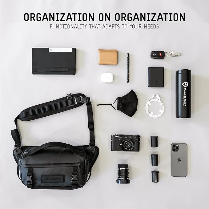 WANDRD ROGUE V1 6L Sling: Compact Camera Sling and Crossbody Bag with Fast Access, 3-Way Carry– Lightweight Everyday Bag Great for Travel, Photography, and Daily Use (Uyuni Purple)