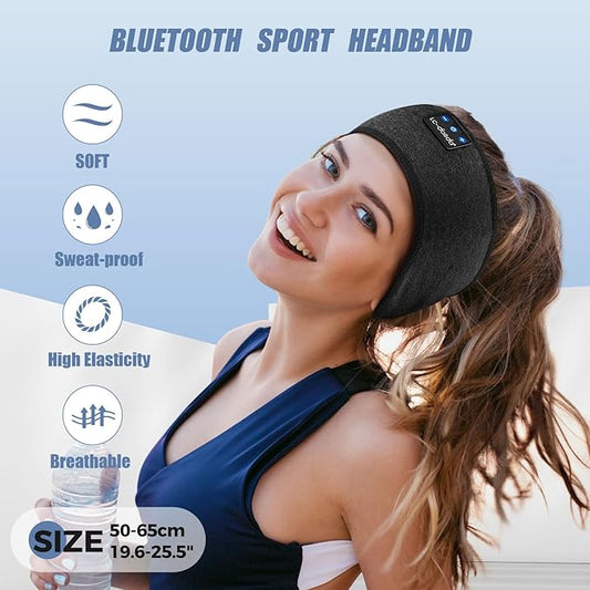 LC-dolida Sleep Headphones Bluetooth Headband, Wireless Sleeping Headphones IPX6 Waterproof Bluetooth Headband for Birthday, Thanksgiving Day, Christmas, Valentine's Day Gifts