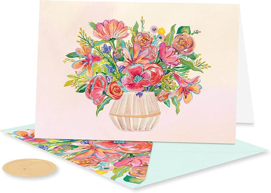 Papyrus 14-Count Blank Cards with Envelopes and Seals (Floral)