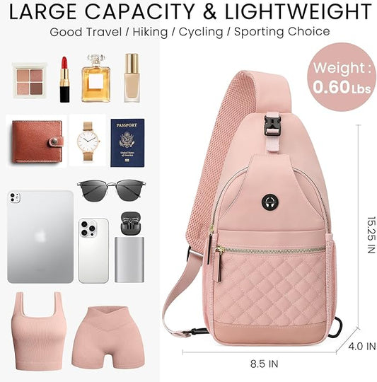 Small Crossbody Purses Bags for Women Men Travel, Chest Sling Bag Women Casual Cross Body Bag for Woman Sling Backpack